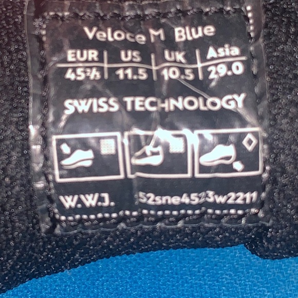 JOYA VELOCE M BLUE Sneakers Mens Size US 11.5 Athletic Mesh Shoes Swiss Tech main image 6